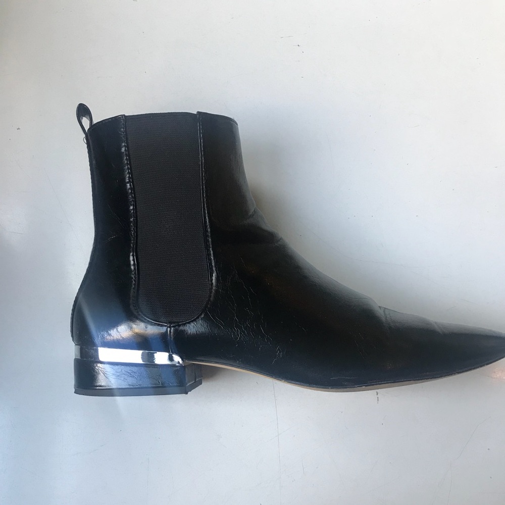 Faux Leather Zara Booties